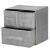 Organizator dulap tip lada cu 3 sertare, Sersimo, gri Household NewTrend