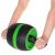 Aparat fitness tip roata pentru abdomene cu covor din spuma, negru verde Household NewTrend