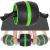 Aparat fitness tip roata pentru abdomene cu covor din spuma, negru verde Household NewTrend