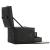 (DL) Cutie depozitare si organizare bijuterii, MDF, piele ecologica, 18 x 13,5 x 14cm, negru Household NewTrend
