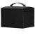 (DL) Cutie depozitare si organizare bijuterii, MDF, piele ecologica, 18 x 13,5 x 14cm, negru Household NewTrend