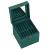 (DL) Cutie depozitare si organizare bijuterii, velur, 12x 12 x 12 cm, verde Household NewTrend