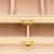 (DL) Cutie depozitare si organizare bijuterii, MDF, piele ecologica si velur, 17,5 x 14 x 12,5cm, crem Household NewTrend