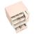 (DL) Cutie depozitare si organizare bijuterii, piele ecologica + velur, 26 x 22 x 18 cm, roz Household NewTrend