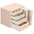 (DL) Cutie depozitare si organizare bijuterii, piele ecologica + velur, 26 x 22 x 18 cm, roz Household NewTrend
