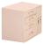 (DL) Cutie depozitare si organizare bijuterii, piele ecologica + velur, 26 x 22 x 18 cm, roz Household NewTrend