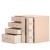 (DL) Cutie depozitare si organizare bijuterii, piele ecologica + velur, 26 x 22 x 18 cm, roz Household NewTrend