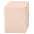 (DL) Cutie depozitare si organizare bijuterii, piele ecologica + velur, 26 x 22 x 18 cm, roz Household NewTrend