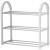 Pantofar PVC si metal, Sersimo cu 3 rafturi, 49x48cm, argintiu Household NewTrend