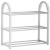 Pantofar PVC si metal, Sersimo cu 3 rafturi, 49x48cm, argintiu Household NewTrend