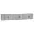 Dulapuri TV montate pe perete, 3 buc., gri sonoma, 80x34,5x40cm GartenMobel Dekor