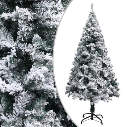 Pom de Crăciun artificial cu zăpadă, verde, 150 cm, PVC GartenMobel Dekor