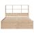 Cadru de pat fără saltea, 140x200 cm, lemn masiv pin GartenMobel Dekor