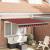 Copertina retractabilă manuală portocalie și marină 300x250 cm GartenMobel Dekor