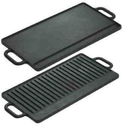 Plită grill din fontă, 2 fețe, 50.5x23.5x1.5cm Handy KitchenServ