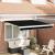 Obraz de soare retractabil manual, Negru, 300 x 250 cm GartenMobel Dekor