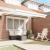 Pergola retractabilă manuală albă 300x250 cm GartenMobel Dekor