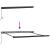 Umbră manuală retractabilă roșie 300x250 cm GartenMobel Dekor