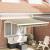 Obraz retractabil manual verde și galben 300 x 250 cm GartenMobel Dekor