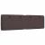 Pernă pentru tăblie de pat maro închis, 160 cm, material textil GartenMobel Dekor