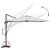 Umbrela Cantilever Roma Bej 286x285x265 cm din aluminiu GartenMobel Dekor
