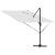 Umbrela Cantilever Roma Bej 286x285x265 cm din aluminiu GartenMobel Dekor