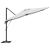 Umbrela Cantilever Roma Bej 286x285x265 cm din aluminiu GartenMobel Dekor