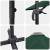 Parasol Roma Verde 286x285x265 cm din aluminiu GartenMobel Dekor
