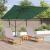 Parasol Roma Verde 286x285x265 cm din aluminiu GartenMobel Dekor