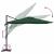 Parasol Roma Verde 286x285x265 cm din aluminiu GartenMobel Dekor