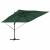 Parasol Roma Verde 286x285x265 cm din aluminiu GartenMobel Dekor