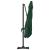 Parasol Roma Verde 286x285x265 cm din aluminiu GartenMobel Dekor