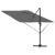 Parasol cantilever Roma Antracit 286x285x265 cm, din aluminiu GartenMobel Dekor