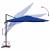 Parasolar cantilever Roma Albastru Azure 286x285x265 cm din aluminiu GartenMobel Dekor