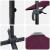 Parasol cantilever Roma Roșu Bordeaux 286x285x265 cm din aluminiu GartenMobel Dekor
