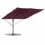 Parasol cantilever Roma Roșu Bordeaux 286x285x265 cm din aluminiu GartenMobel Dekor
