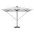 Umbrela Cantilever Roma cu LED-uri, Bej, 286x285x270 cm, din aluminiu GartenMobel Dekor