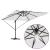 Umbrela Cantilever Roma cu LED-uri, Bej, 286x285x270 cm, din aluminiu GartenMobel Dekor