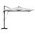 Umbrela Cantilever Roma cu LED-uri, Bej, 286x285x270 cm, din aluminiu GartenMobel Dekor
