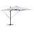 Umbrela Cantilever Roma cu LED-uri, Bej, 286x285x270 cm, din aluminiu GartenMobel Dekor