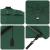 Umbrela cantilever Roma cu LED-uri, verde, 286x285x270 cm, aluminiu GartenMobel Dekor