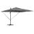 Parasol Roma cu braț articulat Antracit mare GartenMobel Dekor