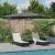Parasol Roma cu braț articulat Antracit mare GartenMobel Dekor