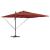 Umbra Parasol Cantilever Roma cu LED-uri - , Terracotta, 286 x 285 x 270 cm, Aluminiu GartenMobel Dekor