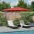 Umbra Parasol Cantilever Roma cu LED-uri - , Terracotta, 286 x 285 x 270 cm, Aluminiu GartenMobel Dekor