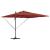 Umbra Parasol Cantilever Roma cu LED-uri - , Terracotta, 286 x 285 x 270 cm, Aluminiu GartenMobel Dekor