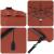 Umbra Parasol Cantilever Roma cu LED-uri - , Terracotta, 286 x 285 x 270 cm, Aluminiu GartenMobel Dekor