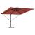Umbra Parasol Cantilever Roma cu LED-uri - , Terracotta, 286 x 285 x 270 cm, Aluminiu GartenMobel Dekor