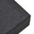 Bază de umbră cu roți pentru stâlpi de Ø38/48mm, granit negru, 25kg, dreptunghiulară. GartenMobel Dekor