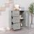 Dulap, gri beton, 69,5x34x90 cm, lemn compozit GartenMobel Dekor